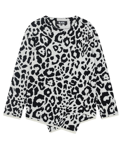 Black CDG Asymmetric Sweater