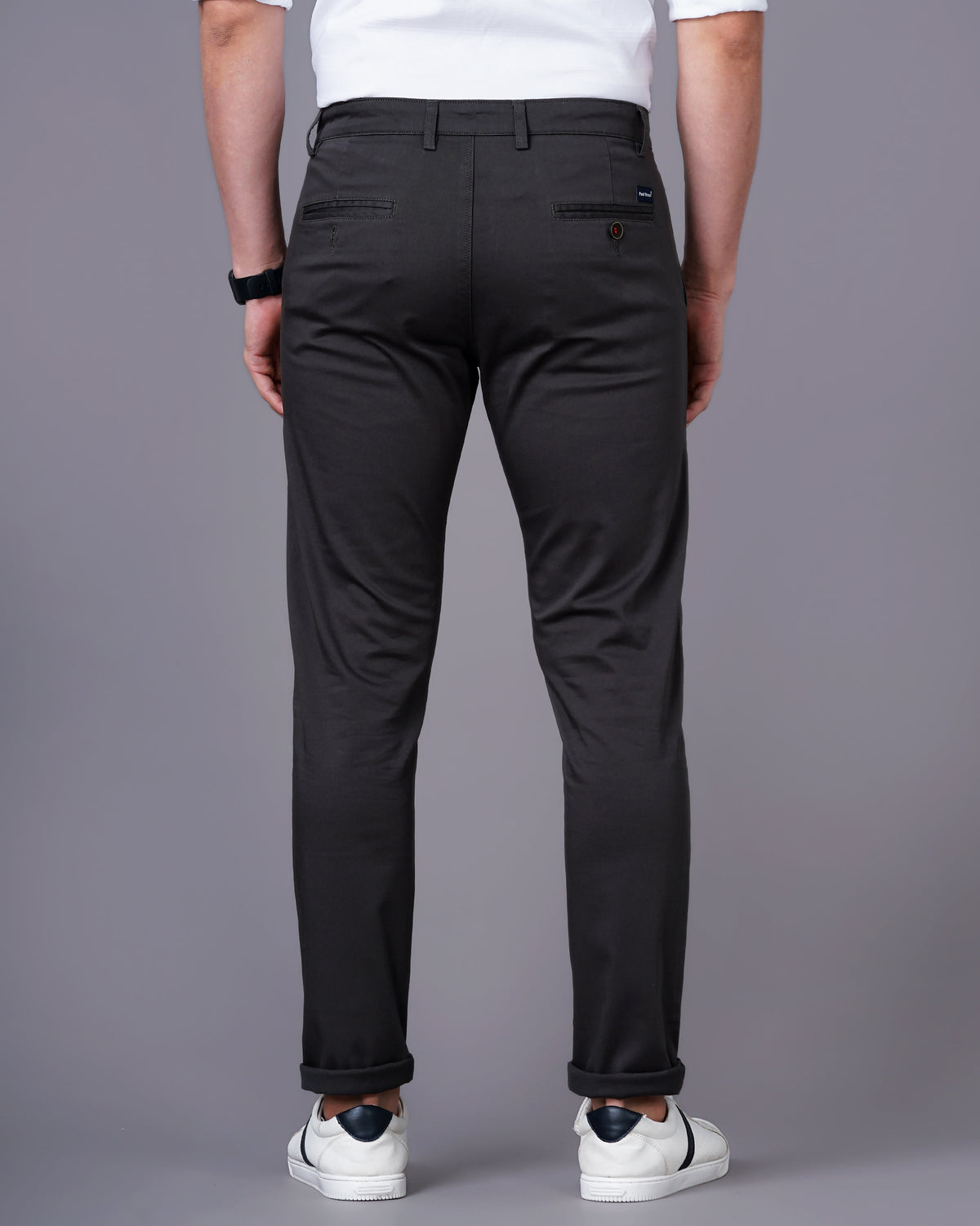 Twill Dark Grey Chinos