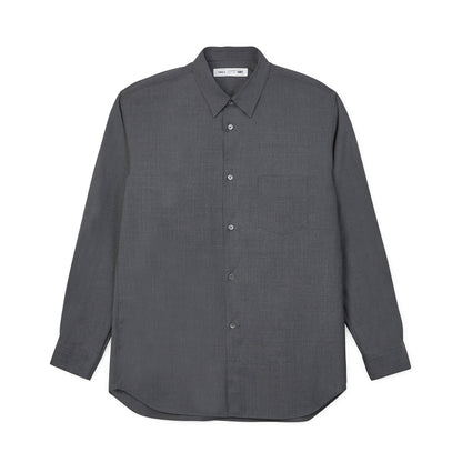 CDG SHIRT FOREVER Men's Wool Shirt ¨C Classic Fit ¨C Light Gray