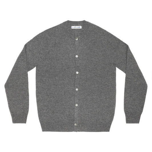 CDG SHIRT FOREVER Men's Crew Neck Cardigan ¨C Gray