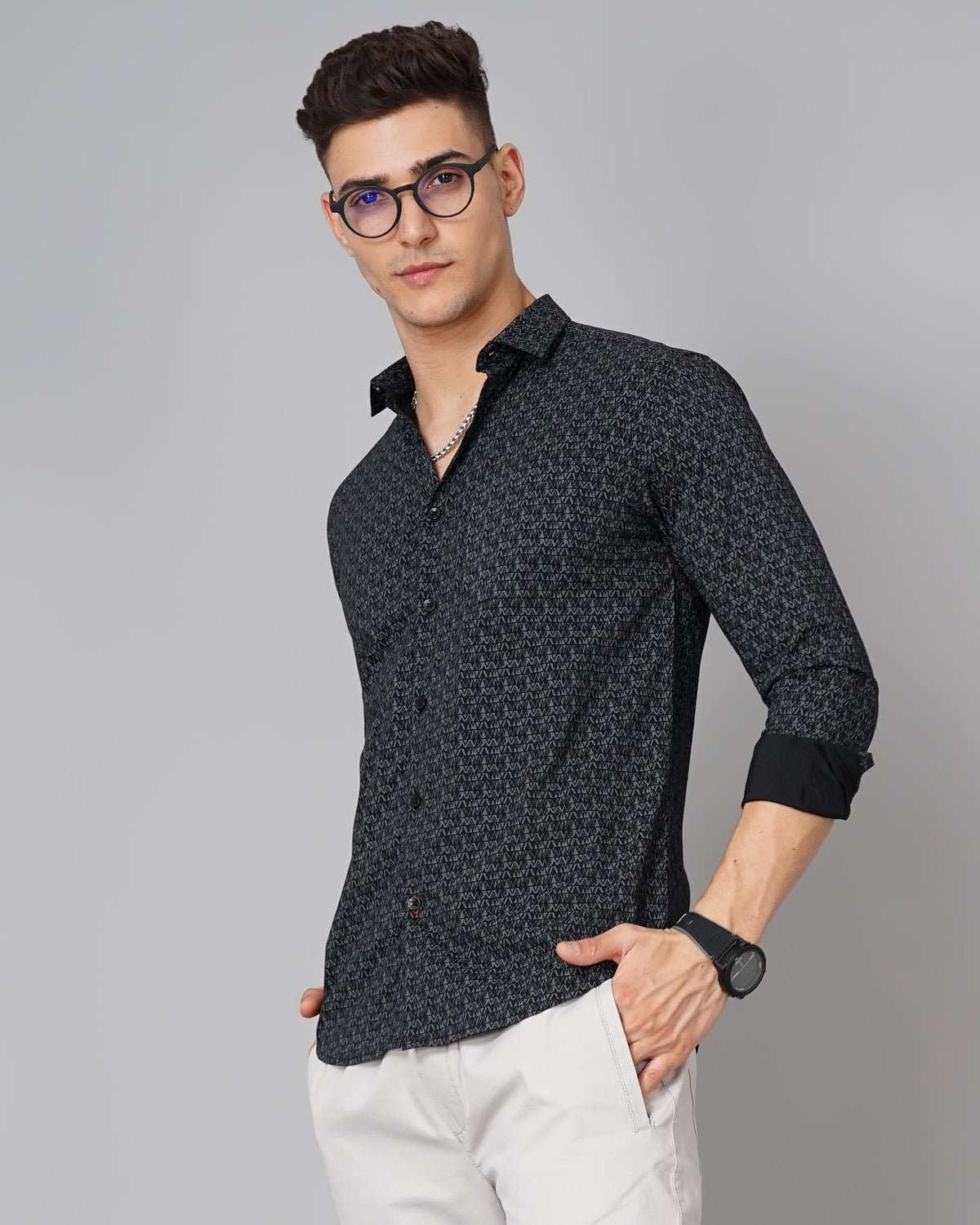 Ripple Black Shirt