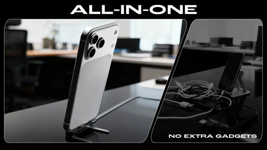 ⚡️240w Super Fast Charging📱invisible Holder Charger Cable With Stand